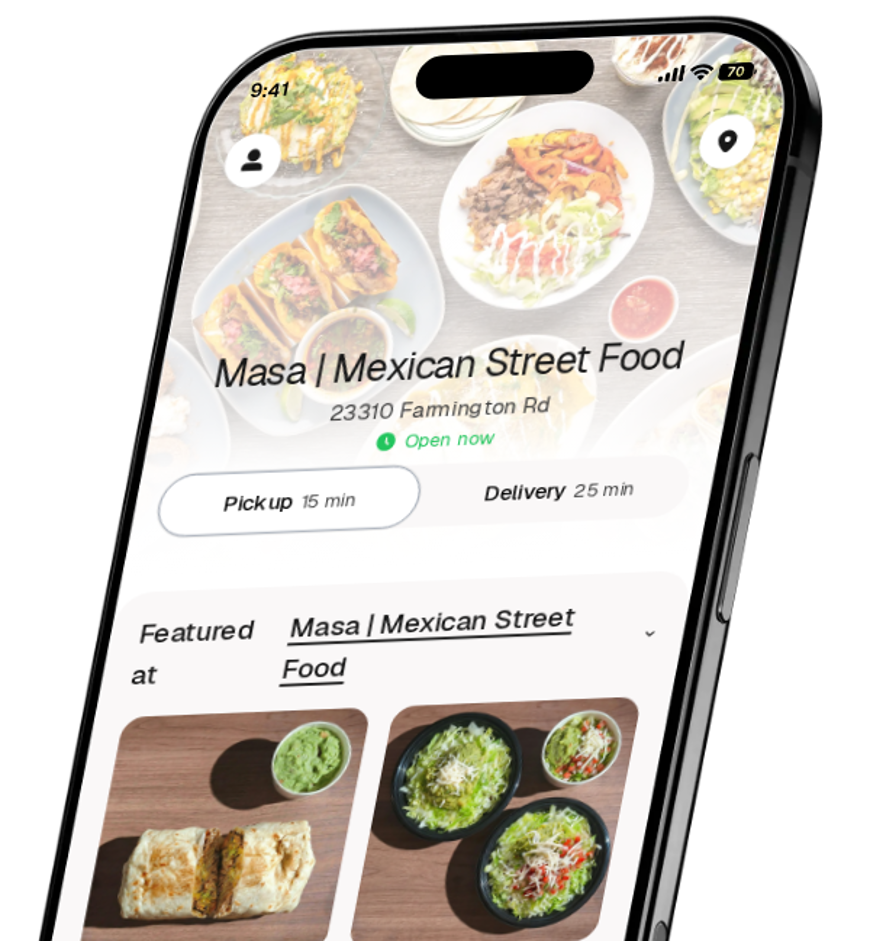 Masa | Mexican Street Food app preview